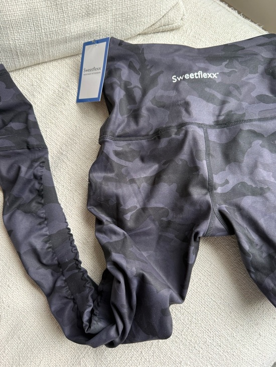 Sweetflexx Black Camo High-Waist Leggings Resistance Actiewear - Picture 2 of 3